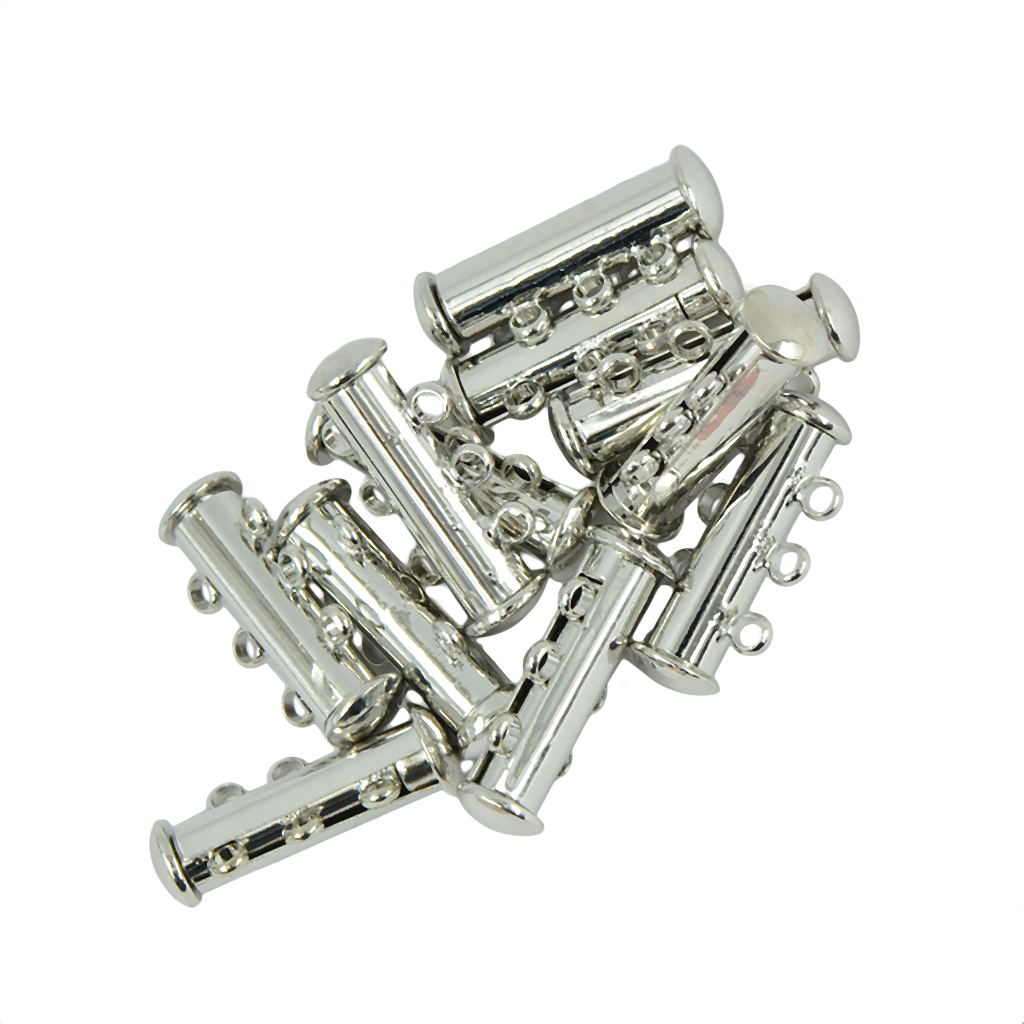 20pcs Multi Strand Magnetic Slide Clasps DIY Necklace and Bracelet Findings
