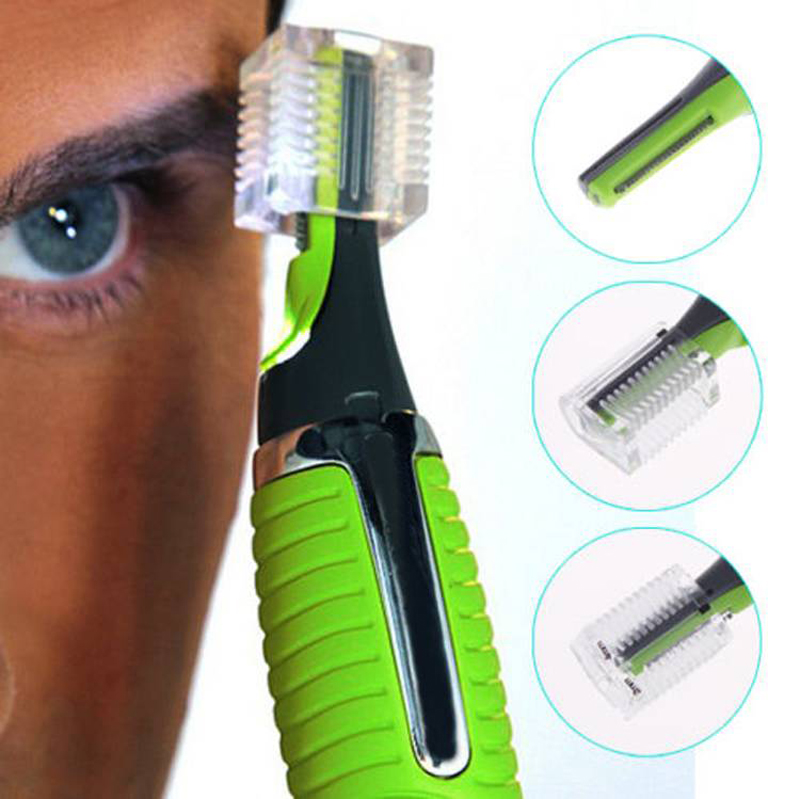 Image of 1pcs Personal Face Care Stainless Steel Nose Hair Trimmer Removal Clipper Shaver w/ LED Light for Men and Women
