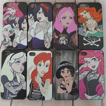 Tattoo Ariel Little Mermaid series Protective Cover Case For Apple i Phone iPhone 4 4s Free Shipping