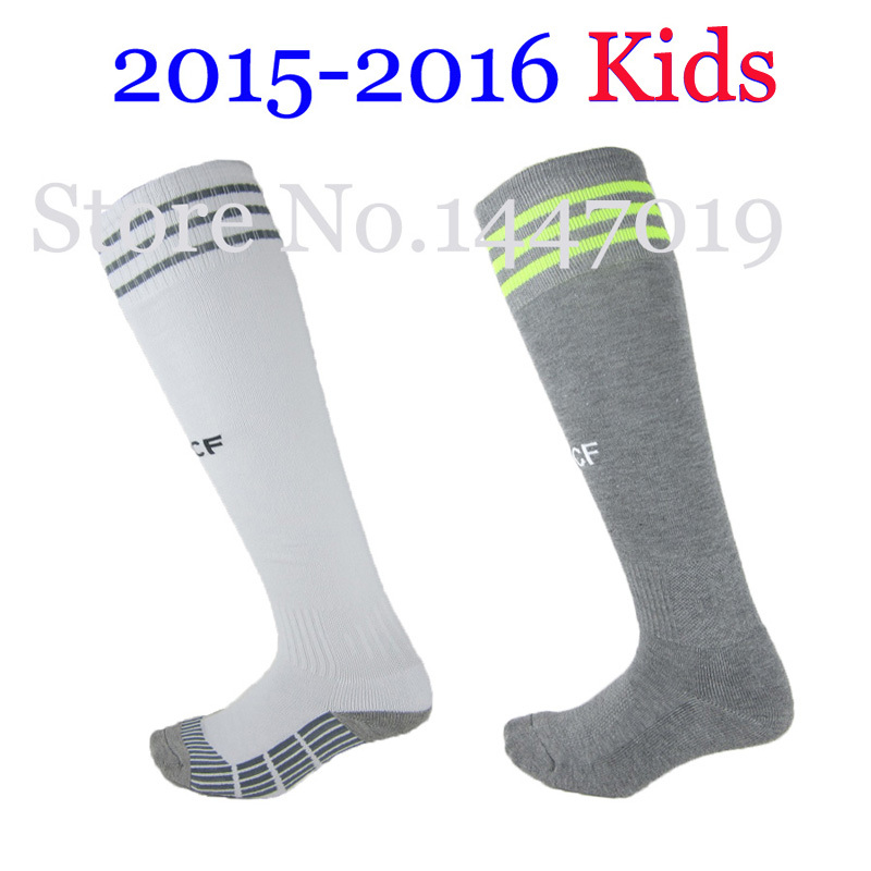 Image of 2016 Kids Sport Football Soccer Above Knee Tube Durable Socks Long Thick Bottom Soccer Stockings For Children Medias Futbol
