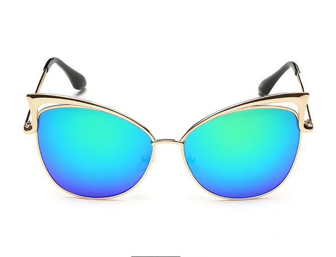 Image of 2016 Women Gold Retro Cat Eye Sunglasses Classic Designer Vintage Shades Eyewear Female Sun Glasses 5 Color Free Shipping GS641