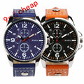 2016 Men s Sports Quartz Watches Mens Watches Luxury Leather Wristwatches 4183 Free Shipping