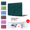 Paisley Black Cover Laptop Cover For Macbook Pro 13 Retina Case Matte Surface Hard Cover For
