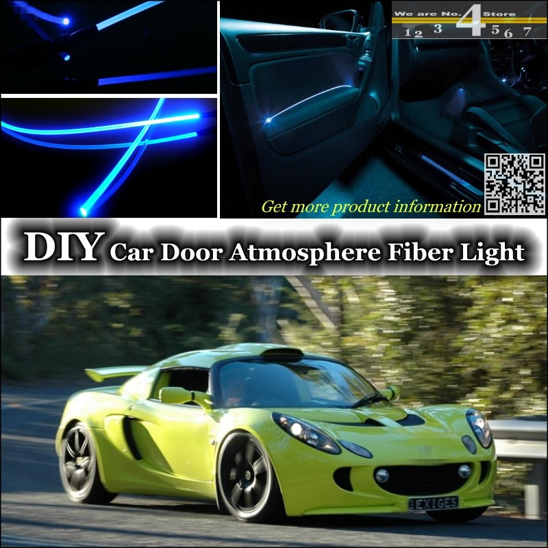 interior Ambient Light Tuning Atmosphere Fiber Optic Band Lights For Lotus Elise R 1 2 Inside Door Panel illumination Refit
