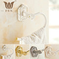 White Gold Polished Antique Bronze Brass Towel Ring Wall Mounted Towel Shelf Bathroom Accessories Towel Ring