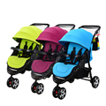 Multifunctional Triplets Stroller Separable Assemble Shockproof Folding Easy Triplets Quadruplets Strollers Colour Custom C01
