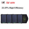 ALLPOWERS 18W 5V Solar Charger for iPhone iPad Samsung Phones and Power Banks Dual USB Output