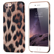 For iPhone 5S 5 SE Cellphone Case Cool Leopard Pattern Soft PU + Acrylic Protector Back Cover For iPhone 5S 5 SE Super Slim Bag