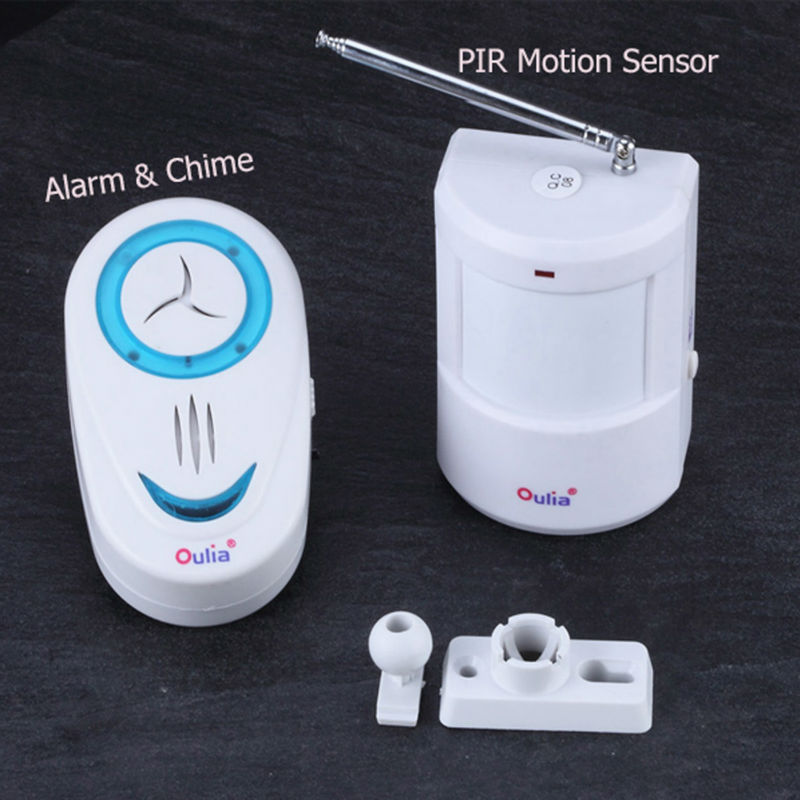 Free Shipping Smart Alarm Systems Security Home Wireless Infrared PIR Motion Sensor Alarm