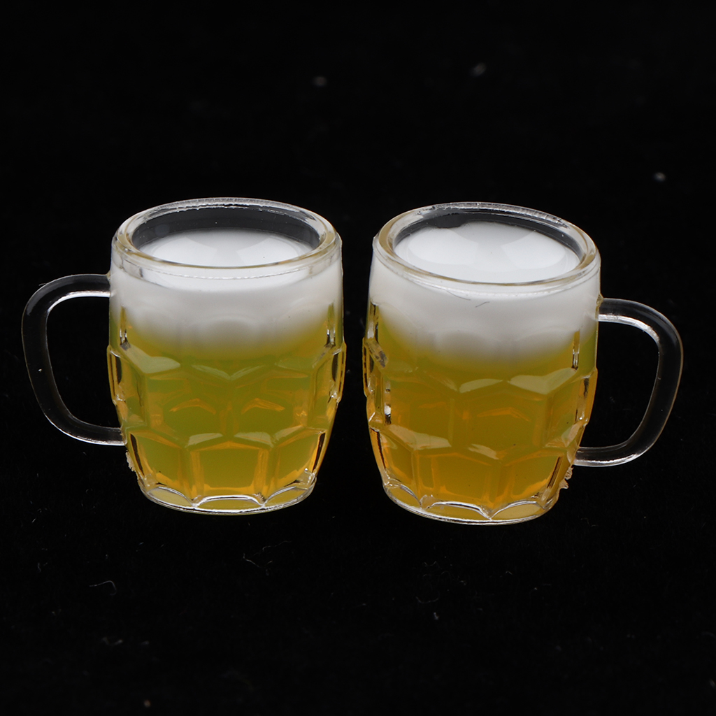 Dollhouse Miniature 1:12 Toy Kitchen Beer Drink Cup Beverage Mini Mug Figurine