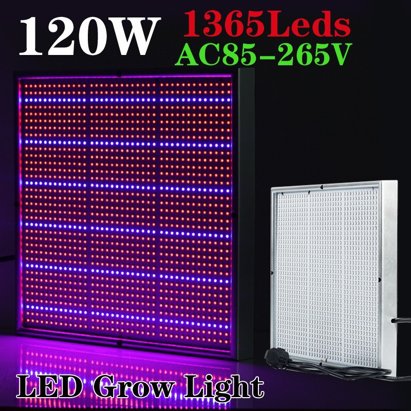 Newest 120W 1131Red:234Blue High Power LED Grow Light LED lamp for Flowering Plant and Hydroponics System AC85-265V FreeShipping