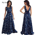 1PC Women Sexy Dress Fashion Sexy Women Floral Long Formal Pretty Dress Party Ball Gown Evening