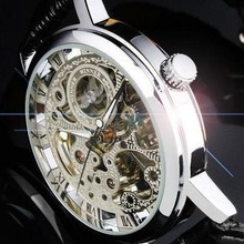 Nueva moda casual relojes, hombres relojes mecánicos ladies sports brand! cráneo máquina de relojes militares