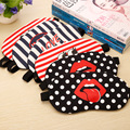 Sexy Red Lip Big Eye Sleeping Mask Case Travel Relax Sleeping Aid Blindfold Ice Cover Eye