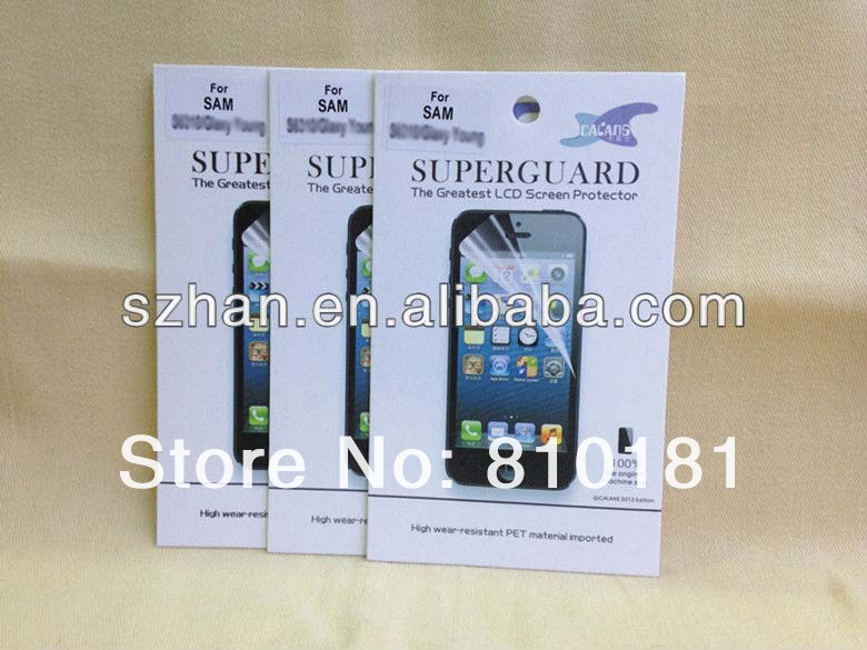 100pcs/lot High quality Guard LCD Clear front Screen Protector Film For LG L Fino D295 / D290N