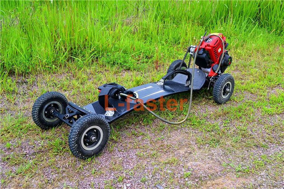 Electric Skateboard Truck Off Road Skateboard Belt Drive Truck 4 Wheel