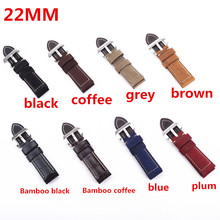 1PCS 22MM genuine cow leather Watch band watch strap 8 color available man wach straps – GL101802