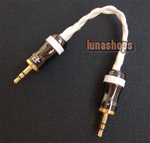 Hifi 3.5mm Pailiccs Male To Male Audio Belt Silver Cable Adapter For Amplifier Decoder DAC LN002206