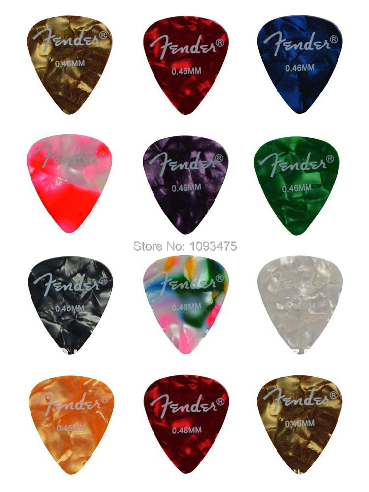 Image of Free Shipping FD High Quality 10pcs/lot 0.46mm New Acoustic Guitar Picks Celluloid wholesale