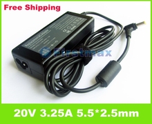 20V 3.25A 65W Laptop battery charger For Lenovo IdeaPad B460 B470 B480 B485 B570 B570e B575 B580 notebook power supply