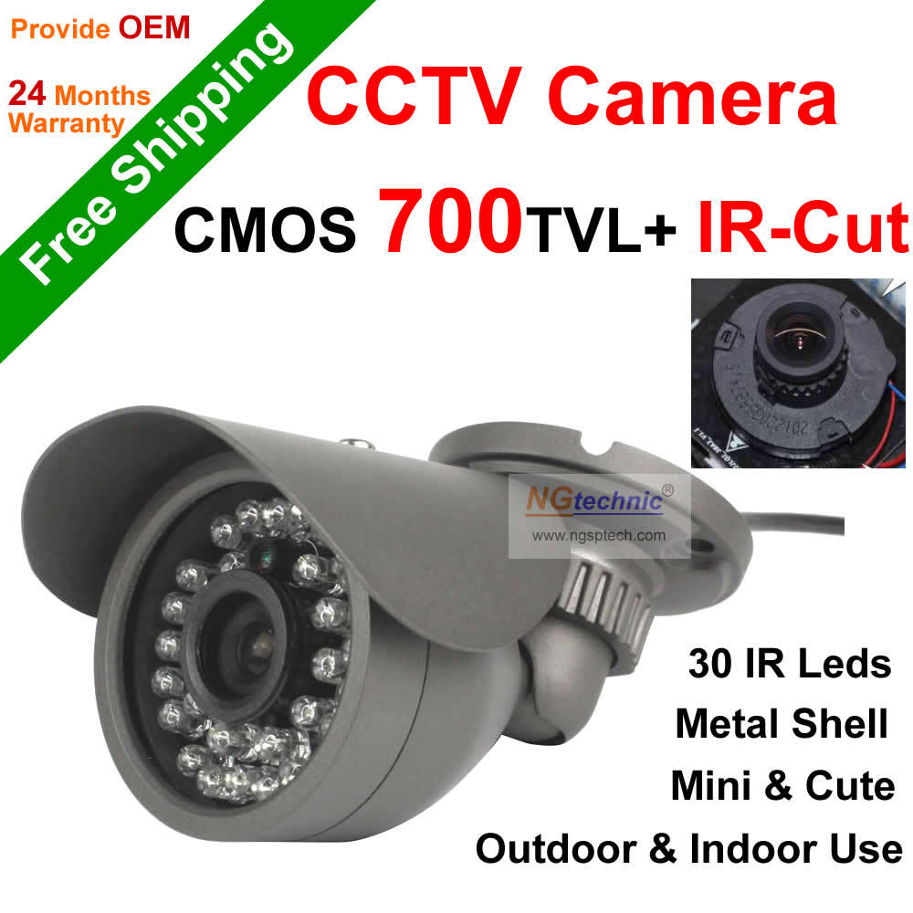 NGtechnic Hot promotion 700tvl CMOS 30 leds IR Outdoor indoor CCTV Bullet Camera Security camera IR