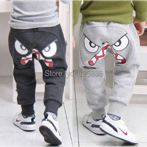 NEW Style Popular Kids Boys Girl Unique Clothes Harem Pants Trousers Cartoon Kids Sz2 7Y