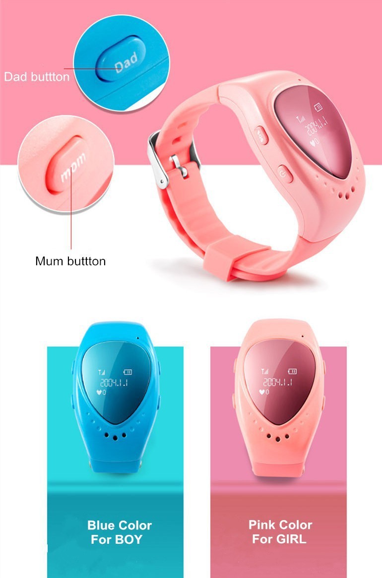 New Fashion Wearable Devices Smart Watch For Kids GPS Watch Tracker Smart Wrist Watch Phone GSM SIM Card Mate For IOS Android