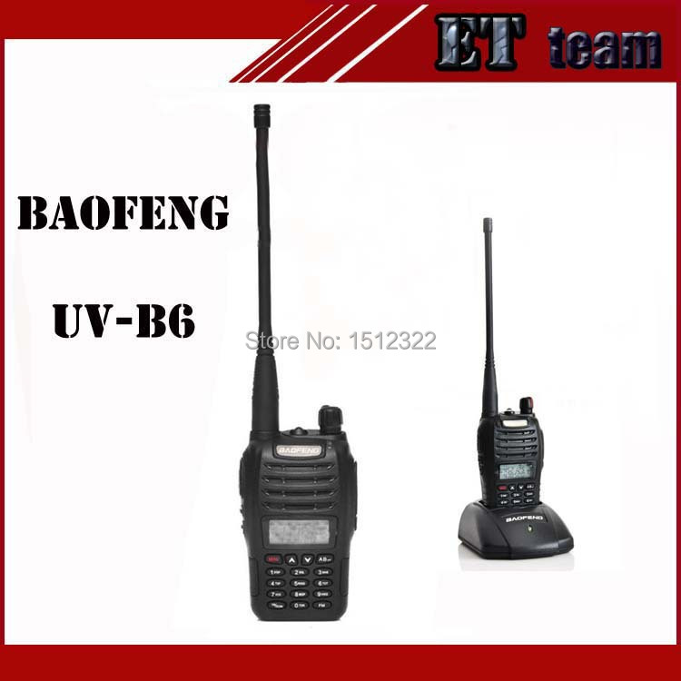   Baofeng -6     136-174 400 - 470  UHF 5       Baofeng  B6