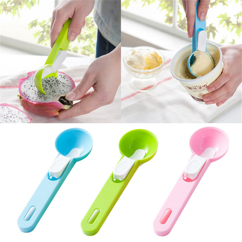 Image of Ice cream ball spoon scoops digging fruit Watermelon ice cream ball stacks Kitchen Accessories gadgets cook cozinha Tools