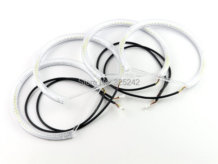 Switchback LED Angel Eyes Halo Rings Kit For Toyota Chaser 96-01(6)