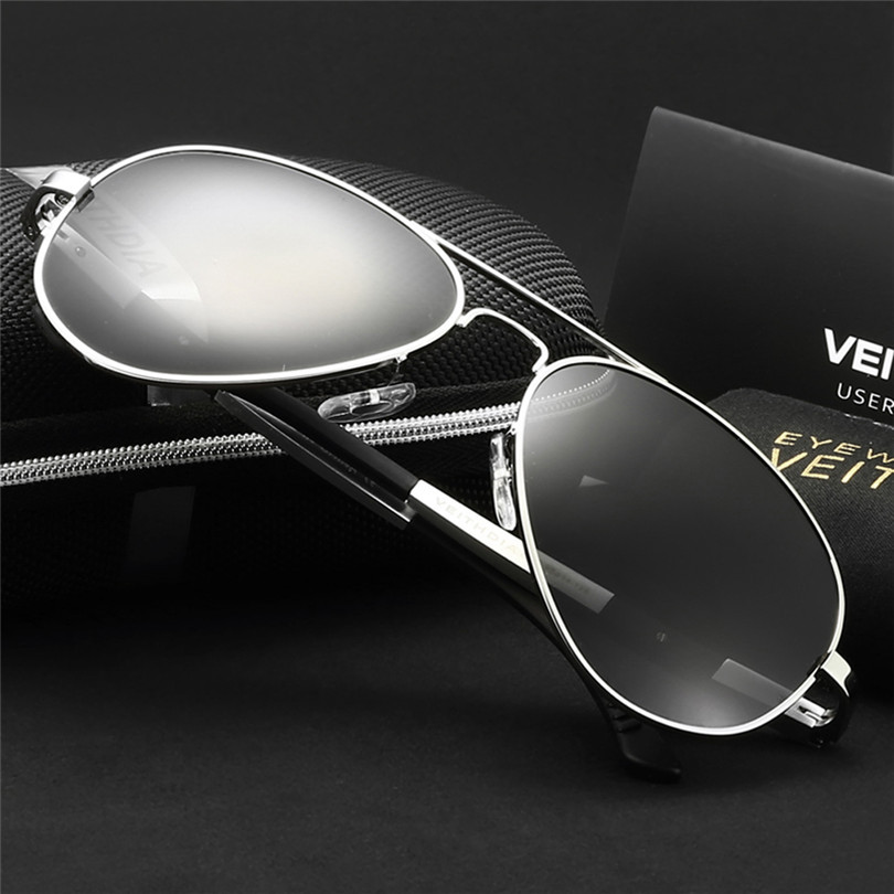 Veithdia Aluminum Magnesium Aviator Sunglasses Polarized Lens Men Sun Glasses Male Fishing Outdoor Eyewears Accessories 6695