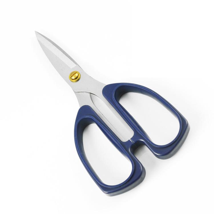 high quality 3Cr13 stainless steel plastic handle kitchen scissors 185 mm length bonsai trimming scissors