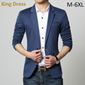 Mens Blazers Jackets Costume Homme Good Quality New Pattern Autumn Trend Korean Cotton Slim Man Big