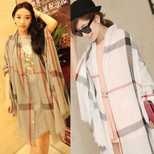 Winter Chic Tartan 2016 Oversize plaid Scarf women Band Designer Acrylic Square Blanket Shawls and Scarves for lady Pashmina