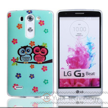 Cartoon Owls Animal Soft TPU Gel Case For LG G3S mini D722 D725 D724 Protective Back