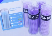 100pcs lot Durable Micro Disposable Eyelash Extension Individual Applicators Mascara Brush For Women Wholesale