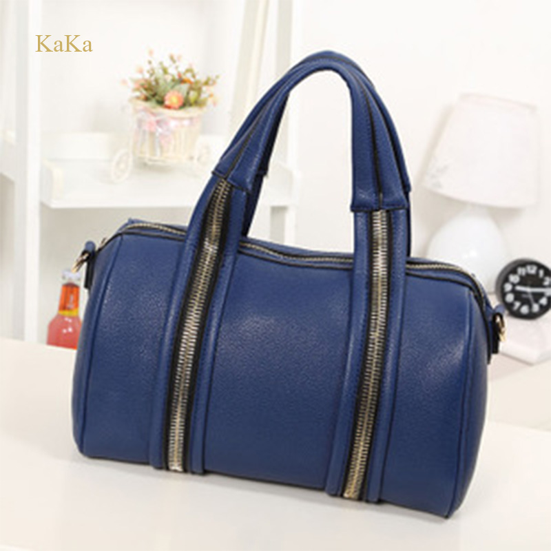 KaKa High Quality 2015 New Fashion PU Leather Handbags Ladies Serpentine Totes Women Famous Brands
