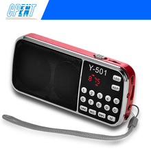 Fashion Lady Student FM Radio Receiver MP3 Music Player Speaker Supported USB Disk+TF Card Playing Wholesale