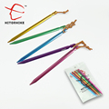 HITORHIKE Tent Peg Stake 6pcs Lot Blue Green Orange Red Pink 23cm Aluminum Alloy Ultralight Tent