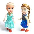NEW 1pcs Mini Princess Elsa Anna Baby Dolls Kids Cartoon Toys For Children Girl Doll The