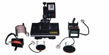 brand new 6 In 1 Combo 110V,220V, Plate/Mug/Cap/TShirt heat transfer press Sublimation machine