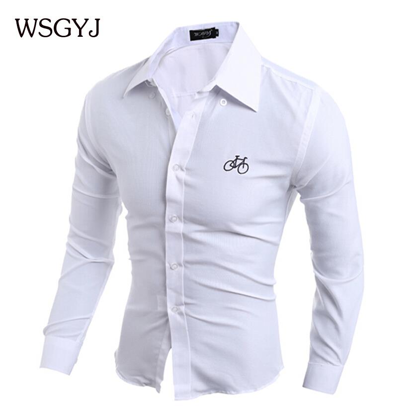 Camisa Masculina 2015 Fashion Men\'S Long-Sleeved S...