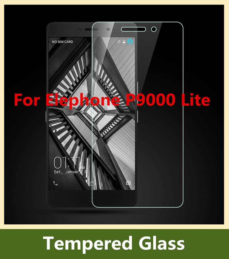 Elephone P9000 P9000 LITE 9H Tempered Glass 100 Original Screen Protector Film For Elephone P9000 Cell