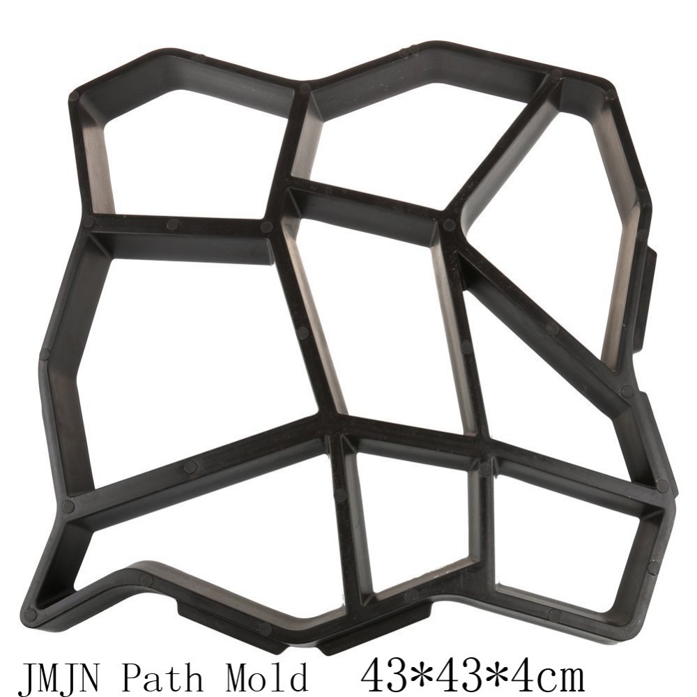 JMJN 1Pcs DIY Plastic Path Maker Mold Manually Paving/Cement Brick Molds The Stone Road Auxiliary To