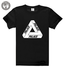 2016 brand clothing Palace skateboards Summer Men’s Cotton top Short Sleeve T-shirt Casual Tee shirt 3D digital print AW1387