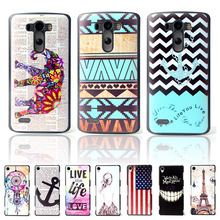 For G3 Brand Ultra Thin Cartoon Pattern Matte Hard Back Case for LG G3 D855 D856 D857 D858 D859 Cell Phone Protective Cover Bags