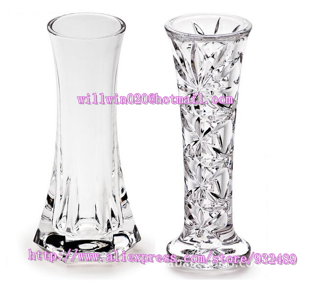 diamond glass vase