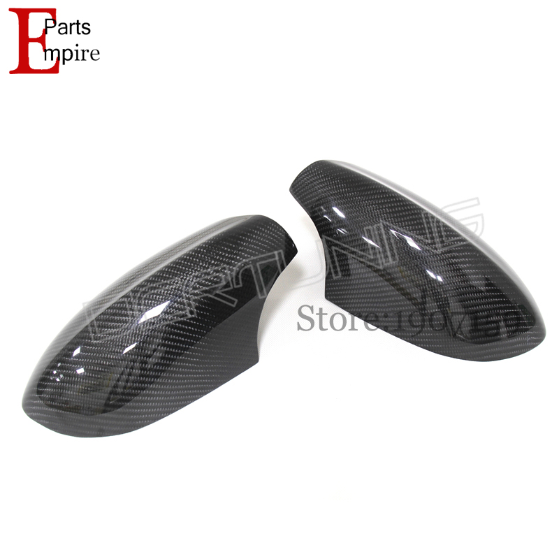 For BMW E90 E92 E93 M3 2008 2009 2010 2012 2013 Carbon Fiber Rear View Mirror Cover Add on With double sided tape