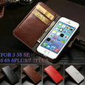 Case For IPHON 5 Vintage Wallet PU Leather Phone Cases for iPhone 5S Case iPhone SE