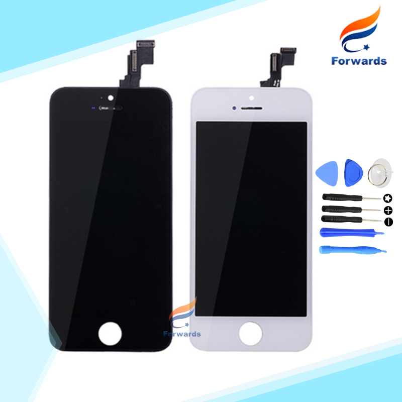 Image of 100% Guarantee for iphone 5s Lcd Screen Display with Touch Digitizer + Tools Full Assembly Black&White 1 piece HK free shipping